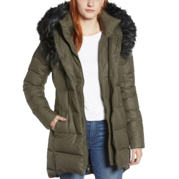 The North Face Hey Mama Parkina Coat Water Repellent 550 Filled Olive Color XS - Picture 1 of 16